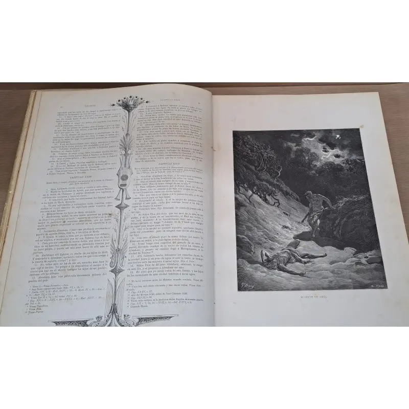 La Sagrada Biblia, por Félix Torres Amat, ilustrada. Año 1884, 3 tomos · vista 2/12