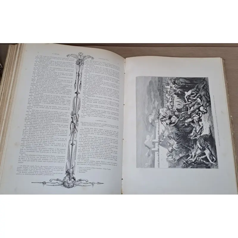 La Sagrada Biblia, por Félix Torres Amat, ilustrada. Año 1884, 3 tomos · vista 7/12