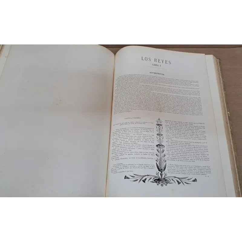 La Sagrada Biblia, por Félix Torres Amat, ilustrada. Año 1884, 3 tomos · vista 8/12