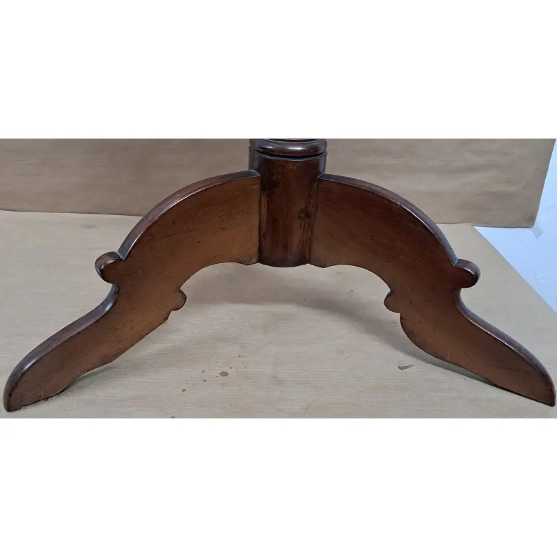 Mesa velador auxiliar de caoba, isabelina · vista 7/7