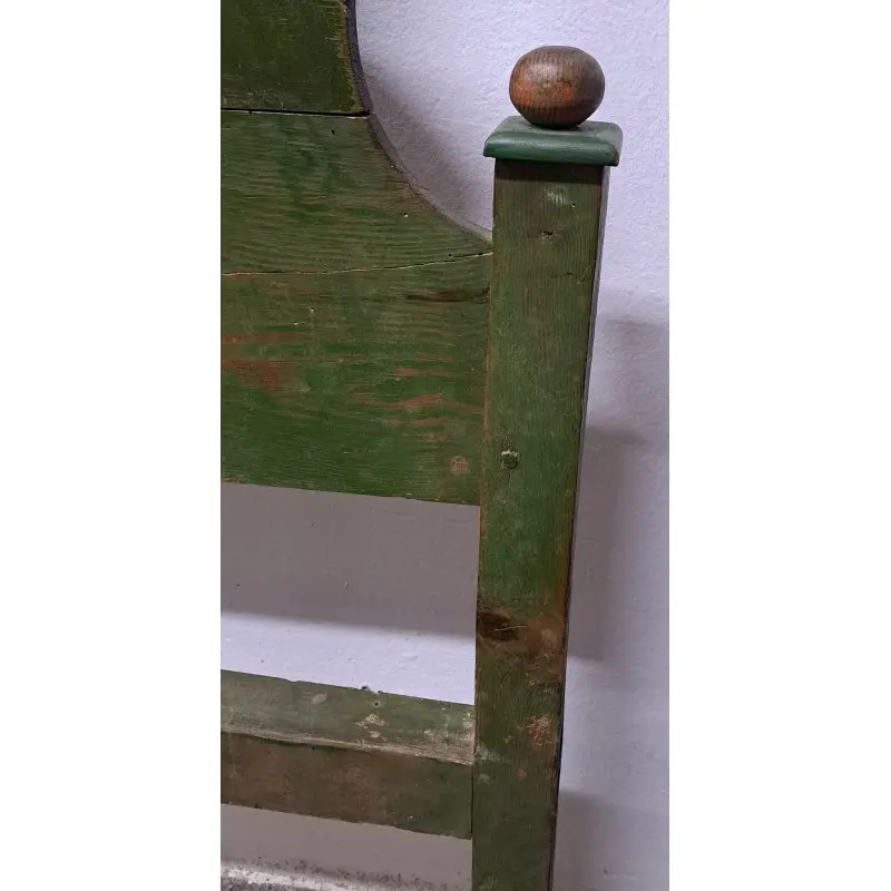 Cabezal de cama hospitalaria con inscripción mariana, siglo XVIII - XIX, Siglo XVIII · vista 5/8