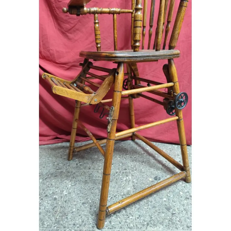 Antigua Trona o Silla para Niño Principios Siglo XX, Siglo XX · vista 10/12