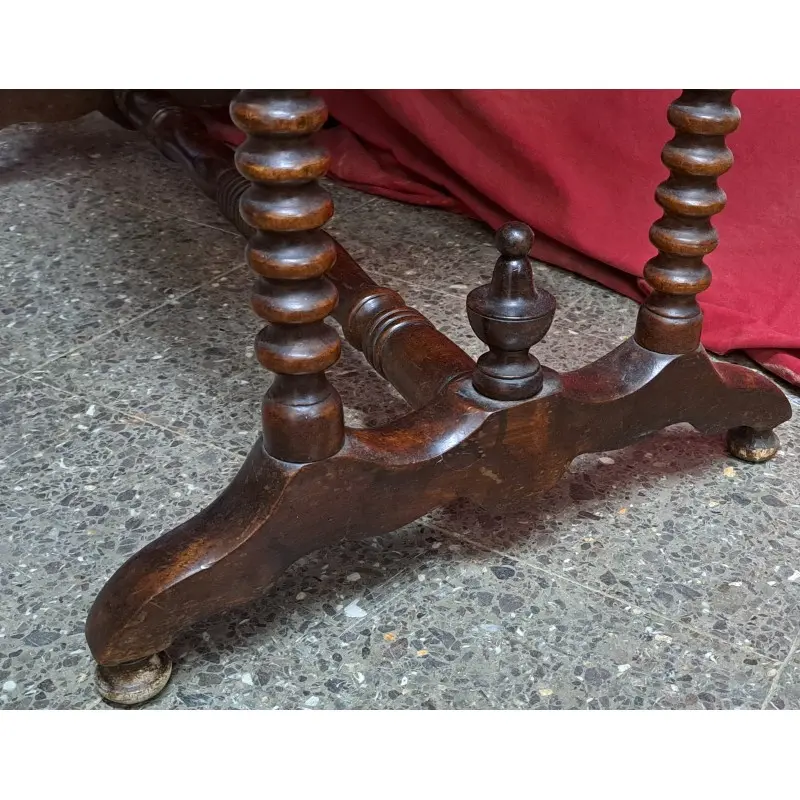 Consola isabelina, patas torneadas de caoba, siglo XIX, Siglo XIX · vista 7/11