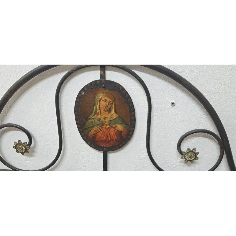 Antigua cama de hierro plegable, siglo XVIII, Siglo XVIII · vista 4/9