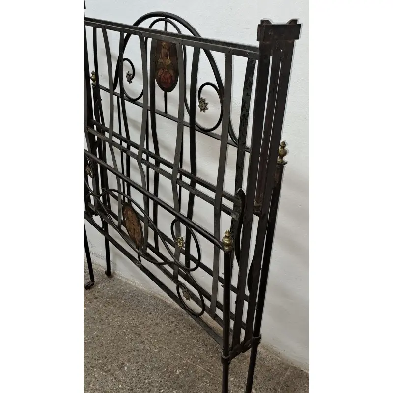 Antigua cama de hierro plegable, siglo XVIII, Siglo XVIII · vista 7/9