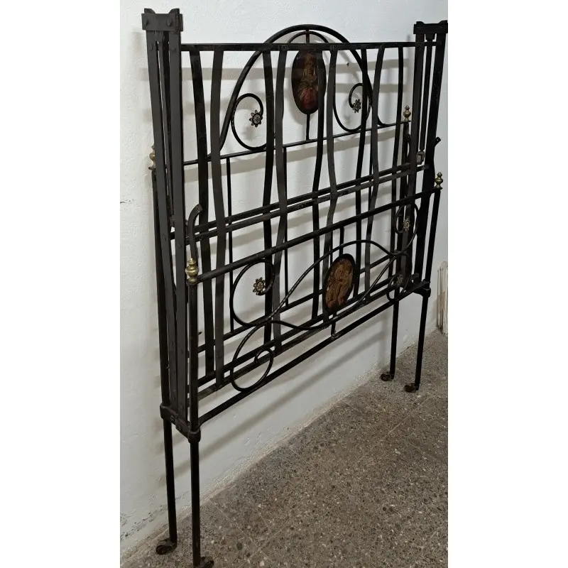 Antigua cama de hierro plegable, siglo XVIII, Siglo XVIII · vista 8/9