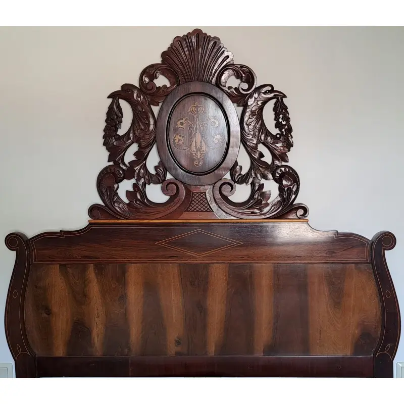Cama de caoba, isabelino siglo XIX, Siglo XIX · vista 6/10