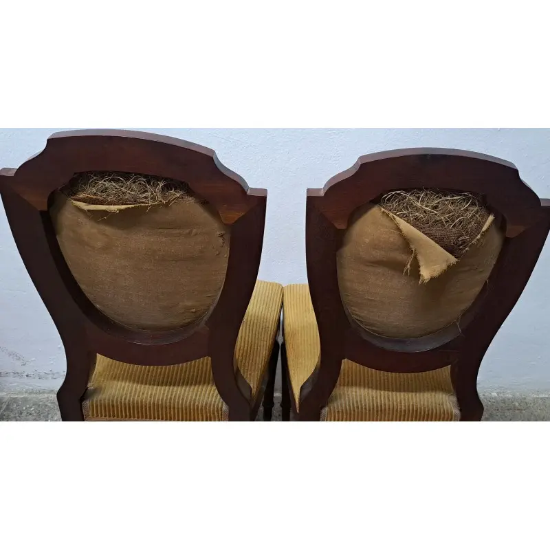 Pareja de sillas de caoba, siglo XIX, Siglo XIX · vista 6/7
