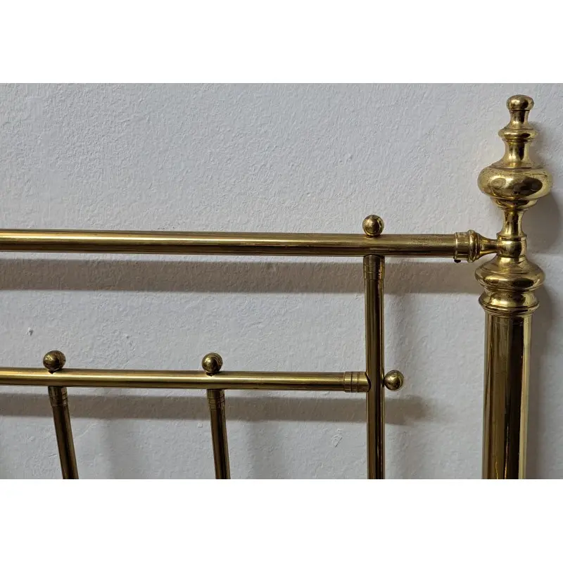 Antigua cama de bronce, principios del siglo XX, Siglo XX · vista 4/7