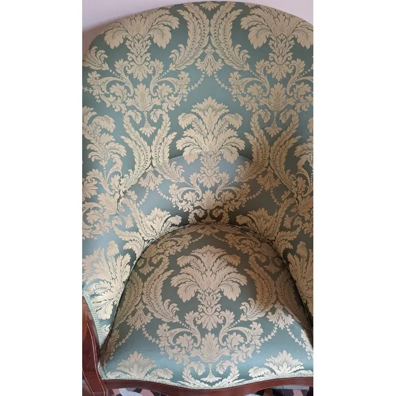 Sillón isabelino, madera de caoba, siglo XIX, Siglo XIX · vista 3/6