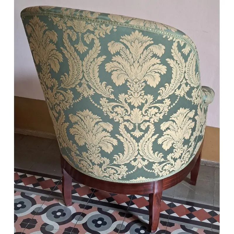 Sillón isabelino, madera de caoba, siglo XIX, Siglo XIX · vista 5/6