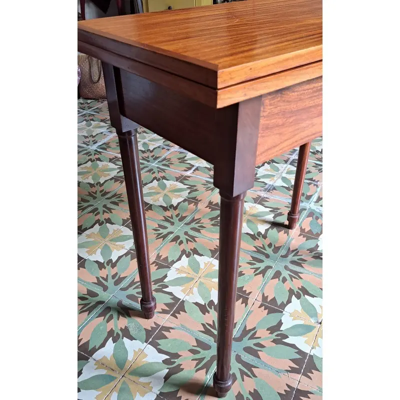 Mesa de juego, madera de caoba, siglo XIX, Siglo XIX · vista 6/6
