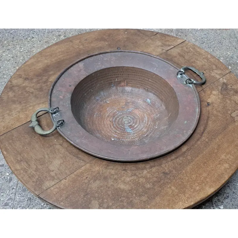 Antiguo brasero, base de madera, siglo XVIII, Siglo XVIII · vista 8/8