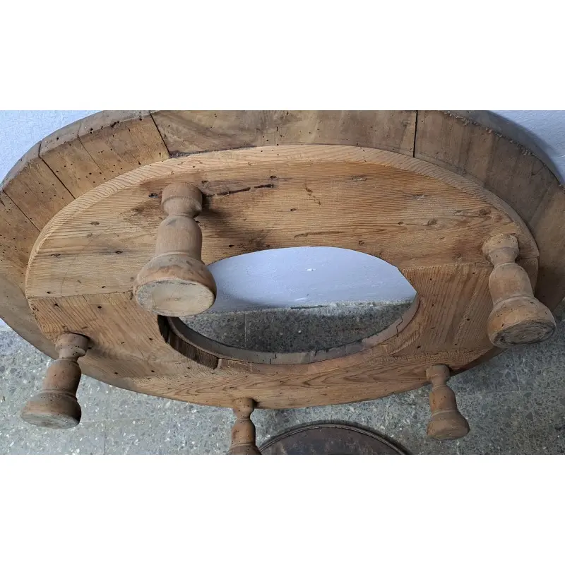 Antiguo brasero, base de madera y recipiente de cobre, siglo XVIII, Siglo XVIII · vista 7/7