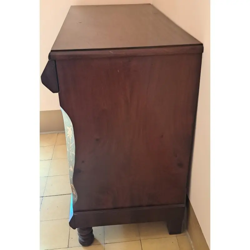 Cómoda escritorio Isabelina de caoba con cajón secreto, siglo XIX, Siglo XIX · vista 4/11