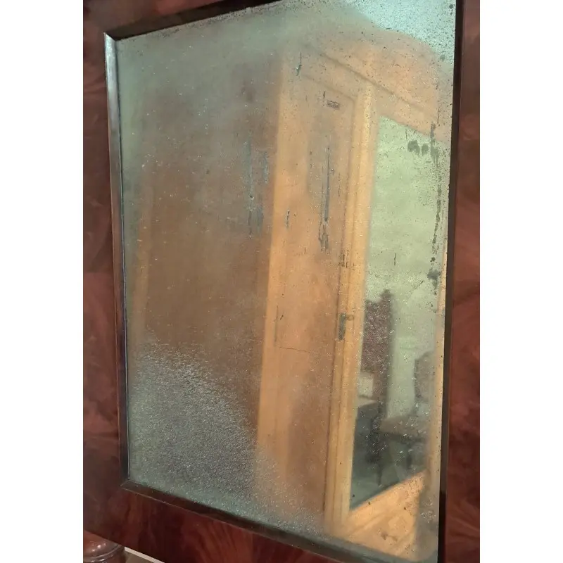 Consola Isabelina de caoba y marquetería de boj, siglo XIX, Siglo XIX · vista 10/11