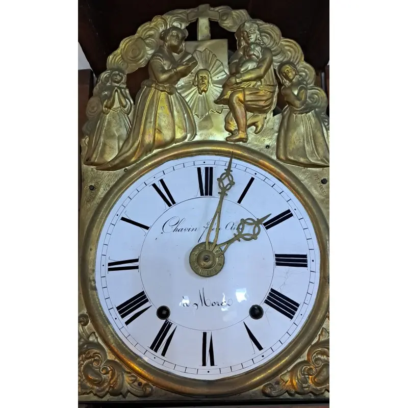 Reloj e pie maquinaria Morez, 4 campanas, siglo XIX, Siglo XIX · vista 6/11