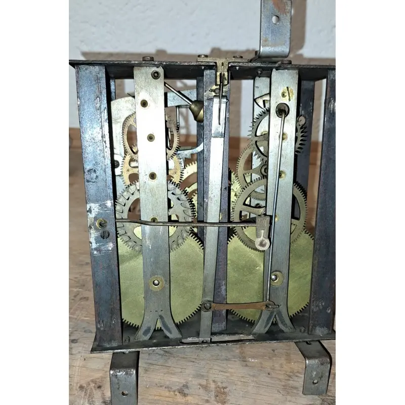 Antiguo reloj de pared siglo XIX, marquetería de nácar, funciona, Siglo XIX · vista 7/9