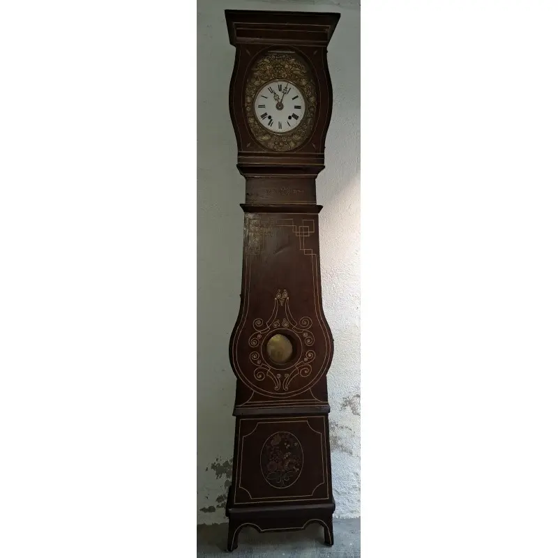 Antiguo reloj Morez con caja, siglo XIX. Funciona, Siglo XIX