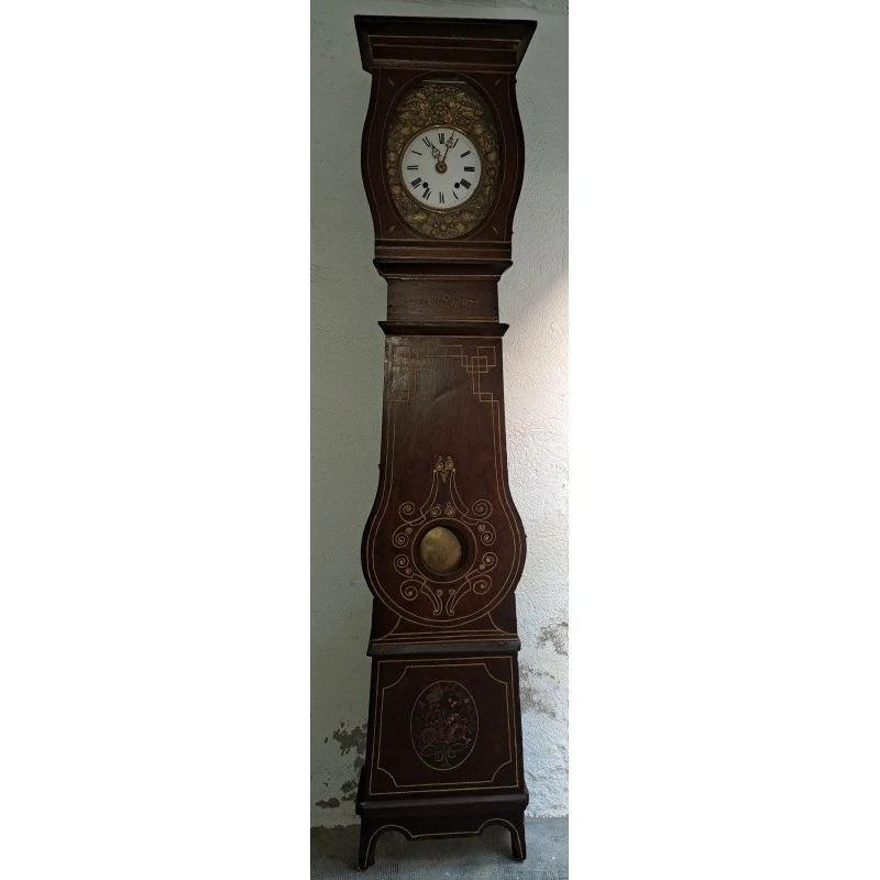 Antiguo reloj Morez con caja, siglo XIX. Funciona, Siglo XIX