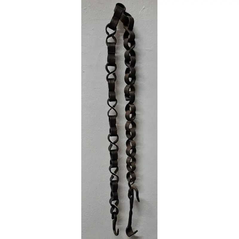 Cadena de hierro forjado para calderos, siglo XVII, Siglo XVII