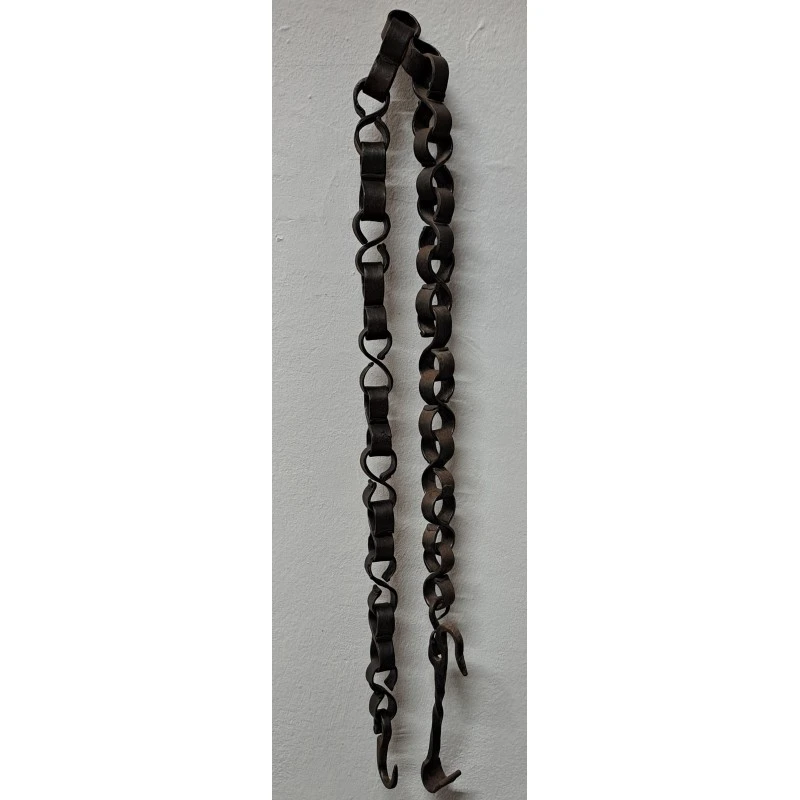 Cadena de hierro forjado para calderos, siglo XVII, Siglo XVII