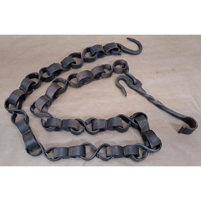 Cadena de hierro forjado para calderos, siglo XVII, Siglo XVII · vista 2/7