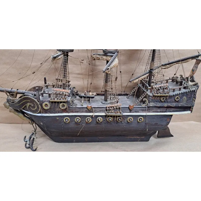 Maqueta de barco, Galeón S. XVI-XVII, artesanal, finales del siglo XIX, Siglo XVI · vista 2/12