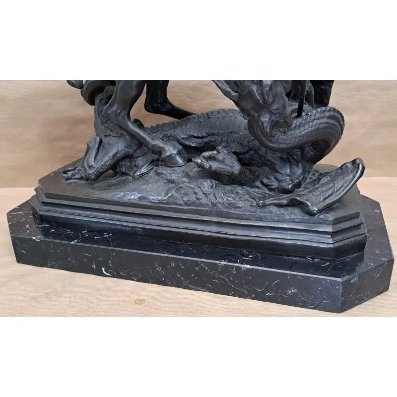 Anton Von Fernkorn. San Jorge y el dragón 1853 (sant Jordi) · vista 6/12