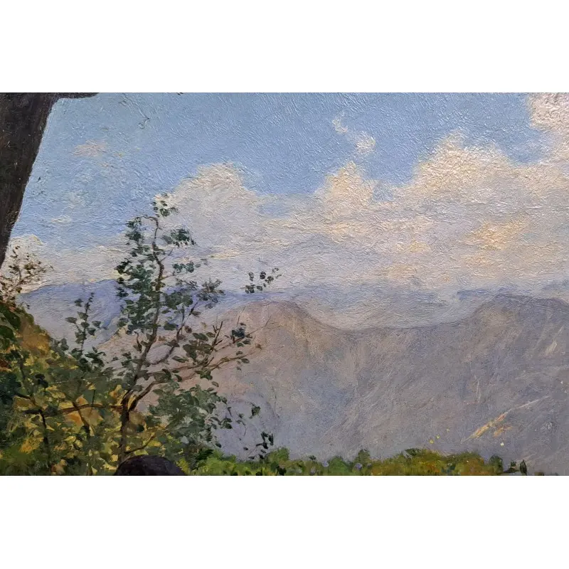 Oleo sobre tabla de Giovanni Giani (Turin 1866-1936), pintor italiano, Arte y Pintura · vista 7/12