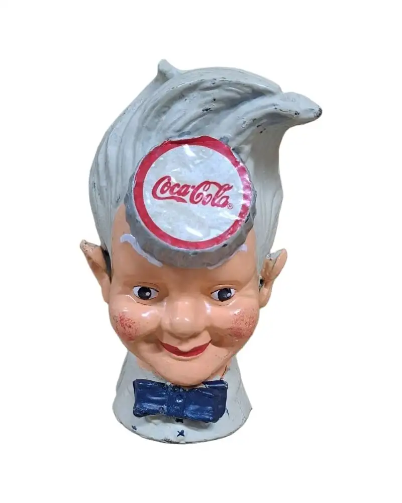 Hucha Coca Cola, hierro fundido