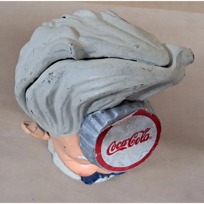 Hucha Coca Cola, hierro fundido, Herrería y Metal · vista 5/6