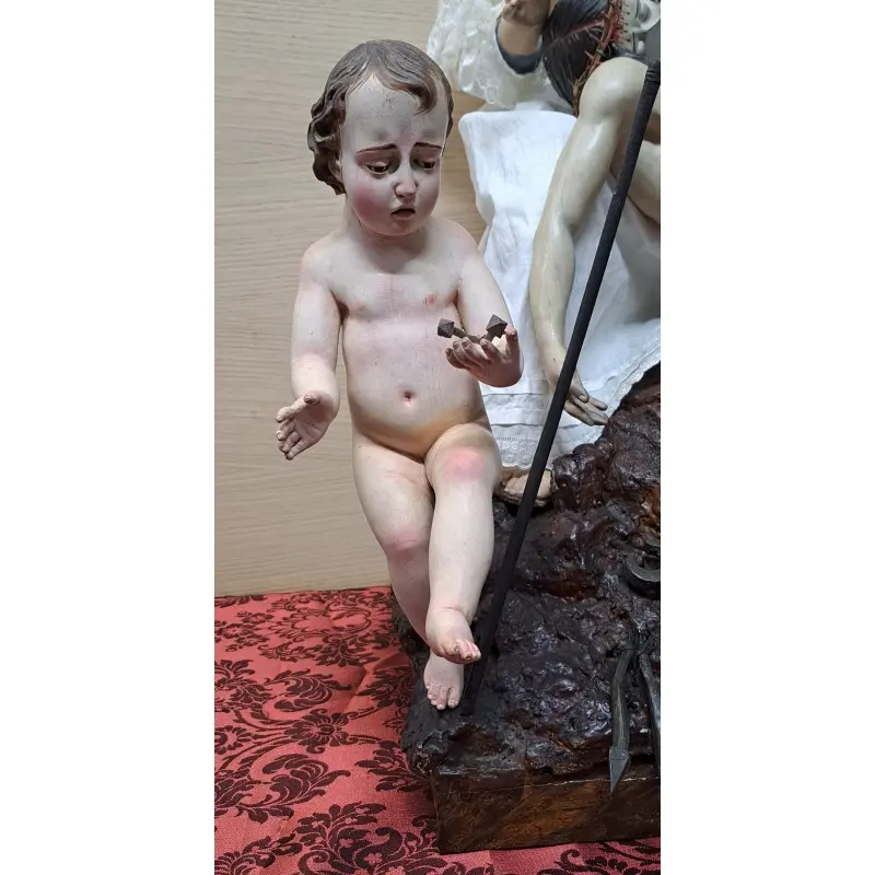Espectacular, Virgen de la Piedad o Angustias, talla del siglo XVIII -XIX, Arte y Pintura, Siglo XVIII · vista 3/12