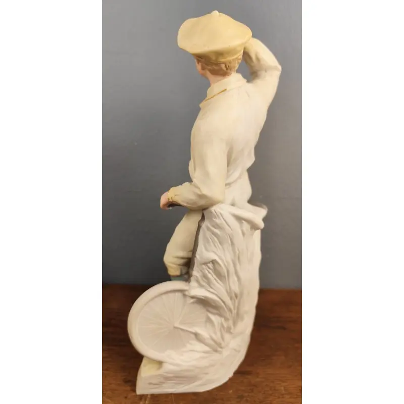 Pareja de figuras de biscuit de gran tamaño 32 cm de altura, Objetos Decorativos · vista 10/12