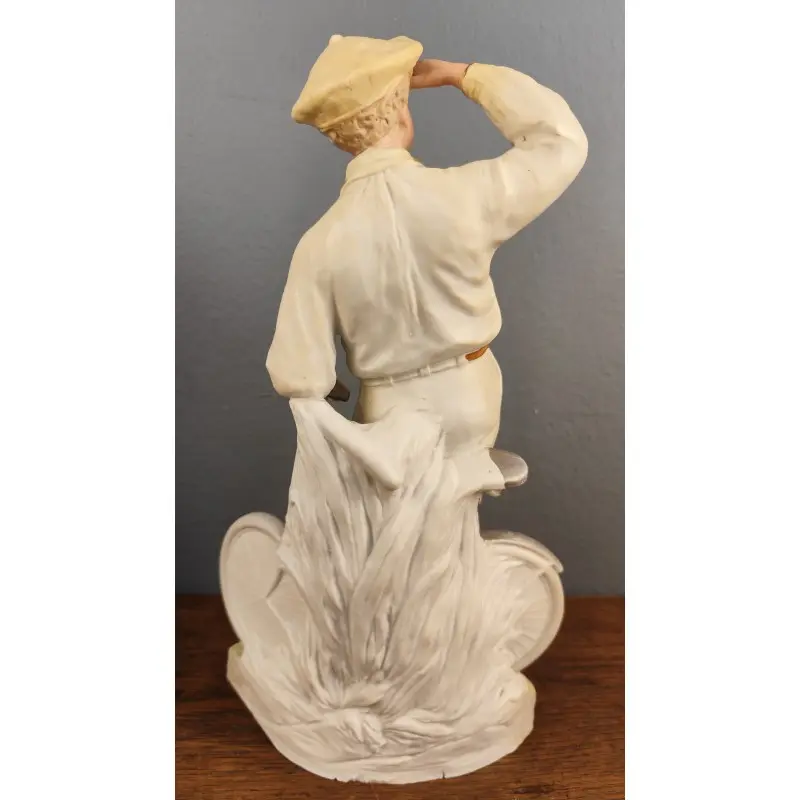 Pareja de figuras de biscuit de gran tamaño 32 cm de altura, Objetos Decorativos · vista 11/12