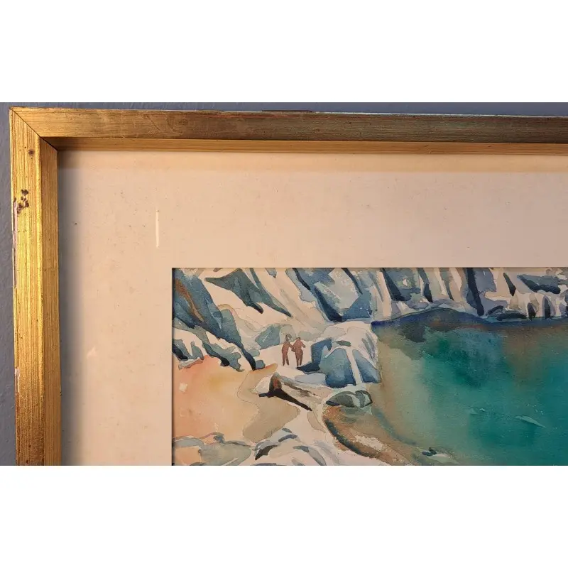 Acuarela, Santiago Estrany i Castany (Mataró 1923-2013) Marina, Arte y Pintura · vista 4/11