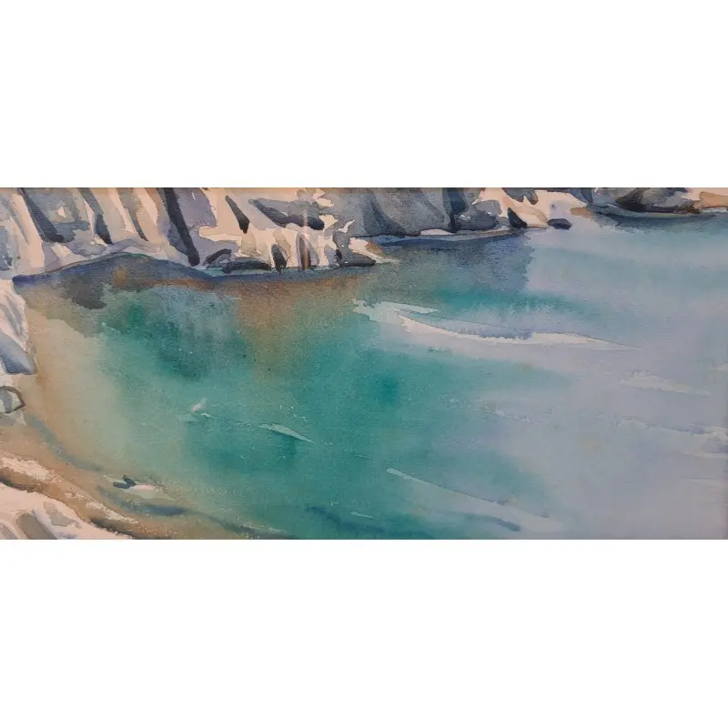 Acuarela, Santiago Estrany i Castany (Mataró 1923-2013) Marina, Arte y Pintura · vista 7/11