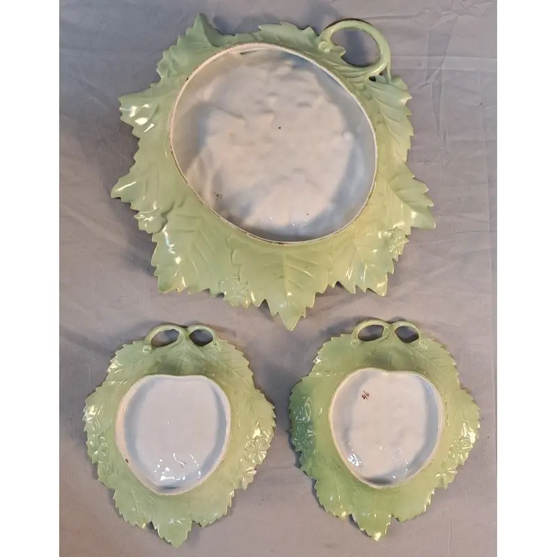 Juego de platos de postre en porcelana, primera mitad del siglo XX, Cerámica y Alfarería, Siglo XX · vista 7/9