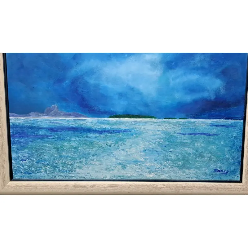 Torres – “Mar azul” – óleo sobre tabla – 88,5 × 103,5 cm, Arte y Pintura · vista 3/11