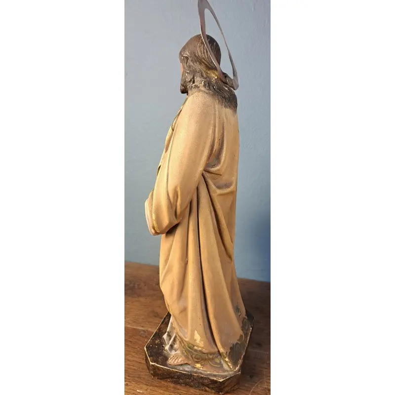 San José con el Niño Jesús, figura de Olot, finales del S. XIX, Objetos Decorativos, Siglo XIX · vista 7/11