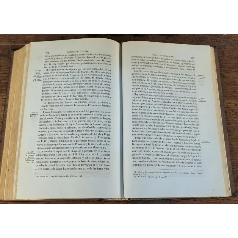 Historia de Cataluña y de la Corona de Aragón – Víctor Balaguer, 5 tomos (1861–1863) · vista 7/12