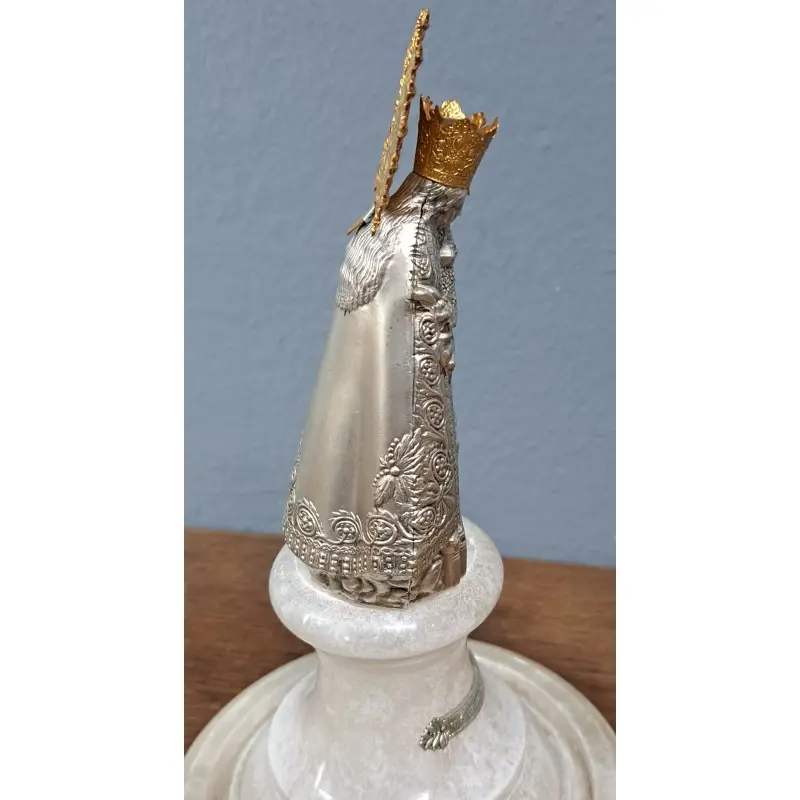 Virgen de los Desamparados, cúpula de cristal, pie de alabastro, siglo XX, Religioso y Devocional, Siglo XX · vista 9/11