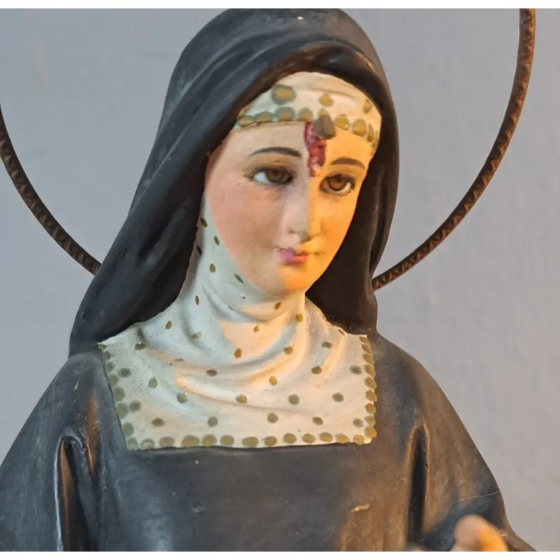 Santa Rita de Casia – Talleres de Olot, principios del siglo XX, Religioso y Devocional, Siglo XX · vista 3/12