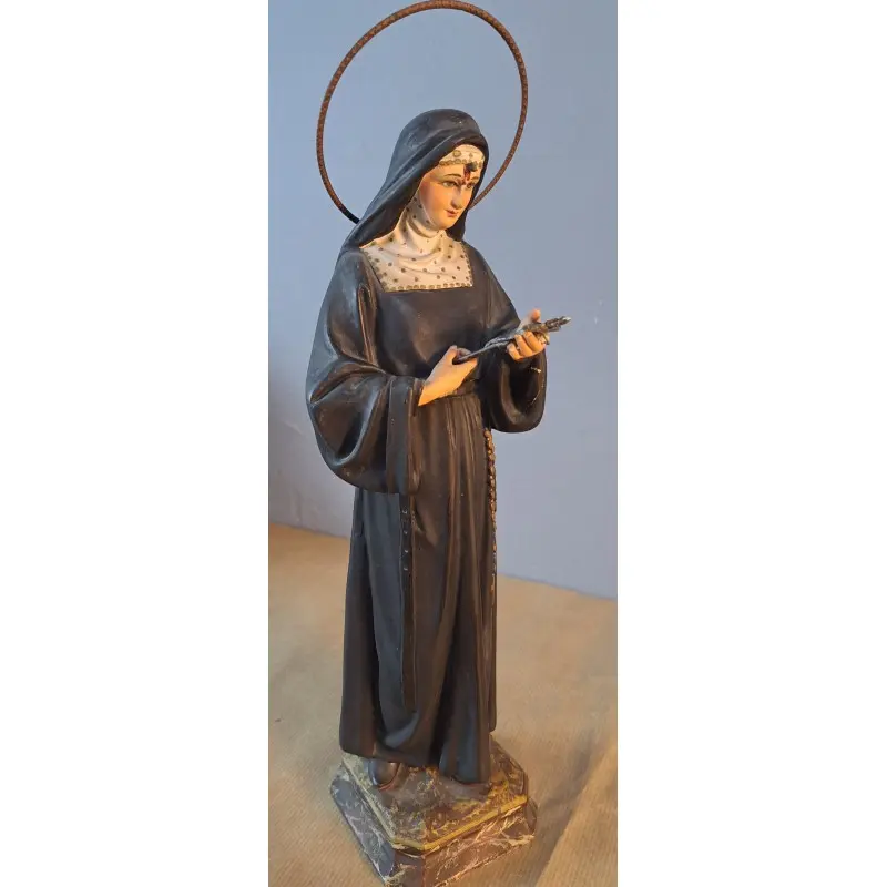 Santa Rita de Casia – Talleres de Olot, principios del siglo XX, Religioso y Devocional, Siglo XX · vista 9/12