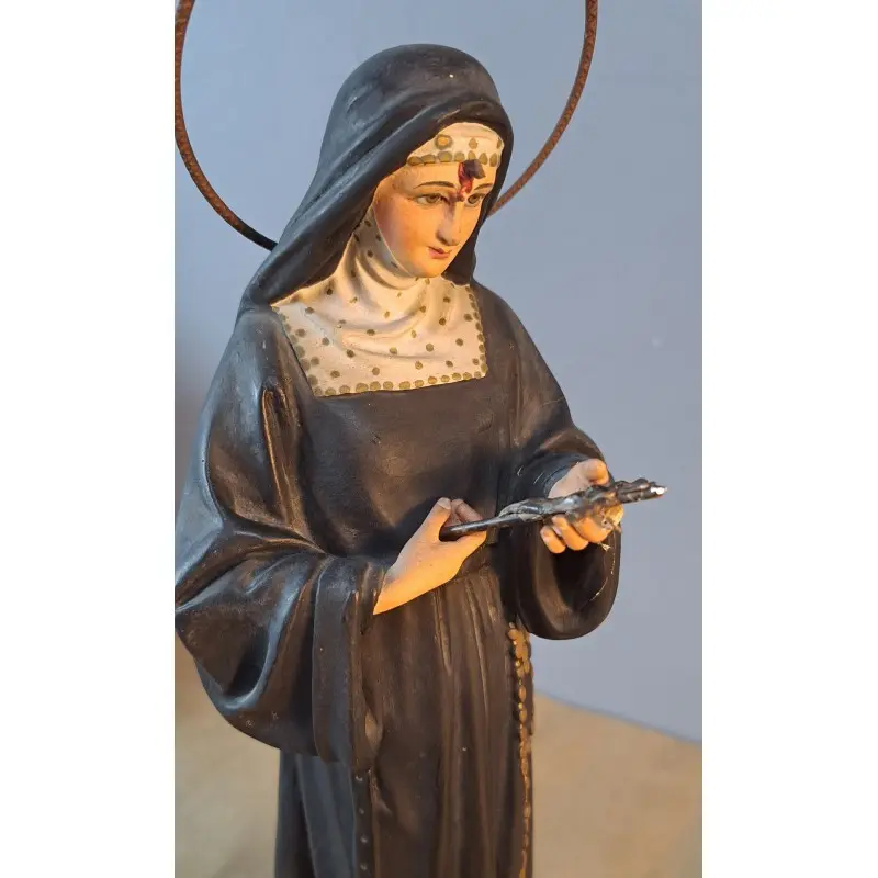 Santa Rita de Casia – Talleres de Olot, principios del siglo XX, Religioso y Devocional, Siglo XX · vista 10/12