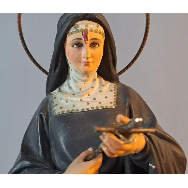 Santa Rita de Casia – Talleres de Olot, principios del siglo XX, Religioso y Devocional, Siglo XX · vista 12/12