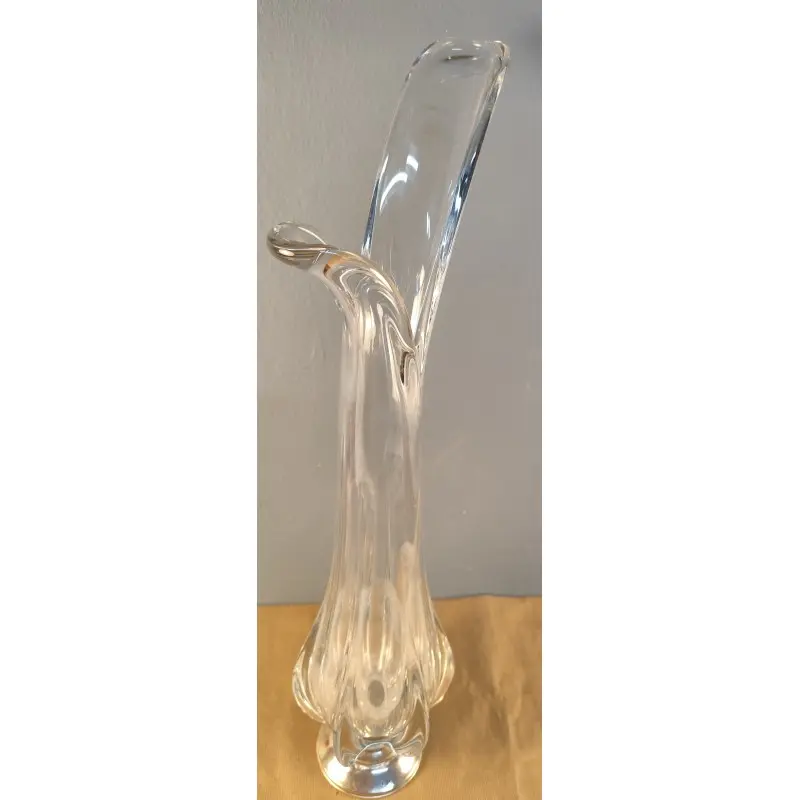 Jarrón de cristal soplado vintage con base de plata, 60 cm altura, Plata y Joyería · vista 4/10