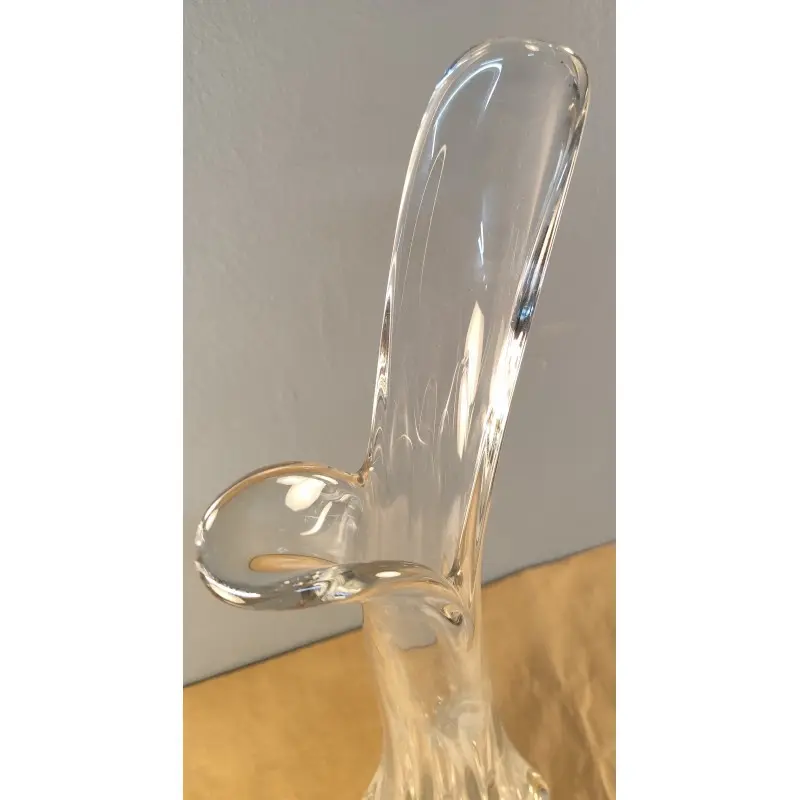 Jarrón de cristal soplado vintage con base de plata, 60 cm altura, Plata y Joyería · vista 8/10