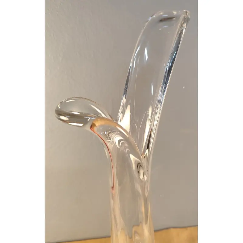 Jarrón de cristal soplado vintage con base de plata, 60 cm altura, Plata y Joyería · vista 9/10
