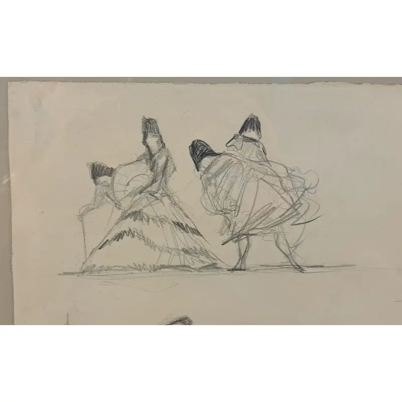 Dibujo original de Alfredo Opisso Cardona (1907-1980), Arte y Pintura · vista 3/9